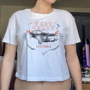 GARAGE west coast crop top